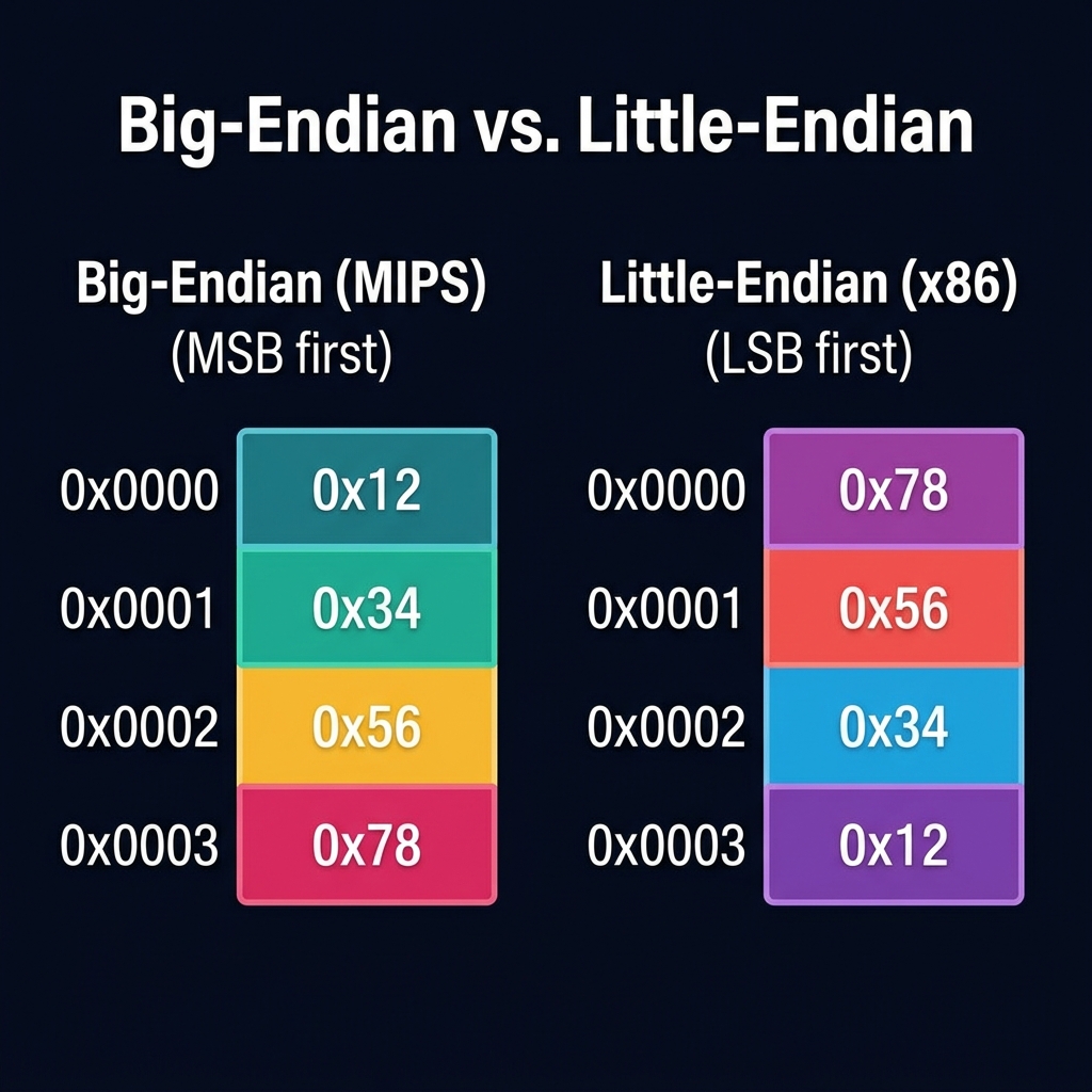 Big-Endian vs Little-Endian